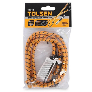 Bộ 2 dây thun buộc hàng TOLSEN 600-900mm 62242-62243 đường kính 7mm, BH 12 tháng Kouritsu Official Store