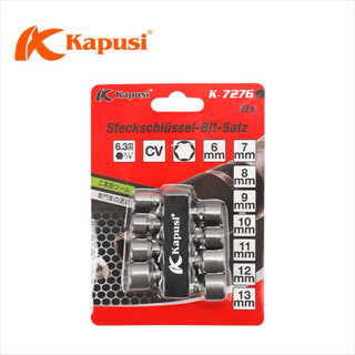 Bộ đầu từ bắt tôn KAPUSI Japan, 8 chi tiết từ 6-13mm thép cao cấp không gỉ, Bh 12 tháng Kouritsu Official Store