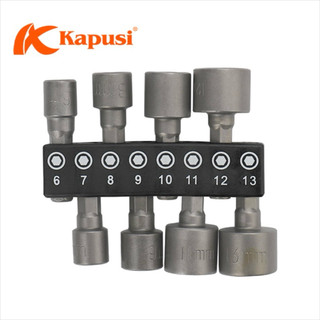 Bộ đầu từ bắt tôn KAPUSI Japan, 8 chi tiết từ 6-13mm thép cao cấp không gỉ, Bh 12 tháng Kouritsu Official Store