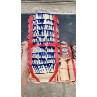 Chén Ăn Cơm Phết Xanh Nam Bộ Size 12cm - Hàng Đẹp Không Chấm Chân - Gốm Xưa Cho Người Hoài Niệm - Gốm Lái Thiêu