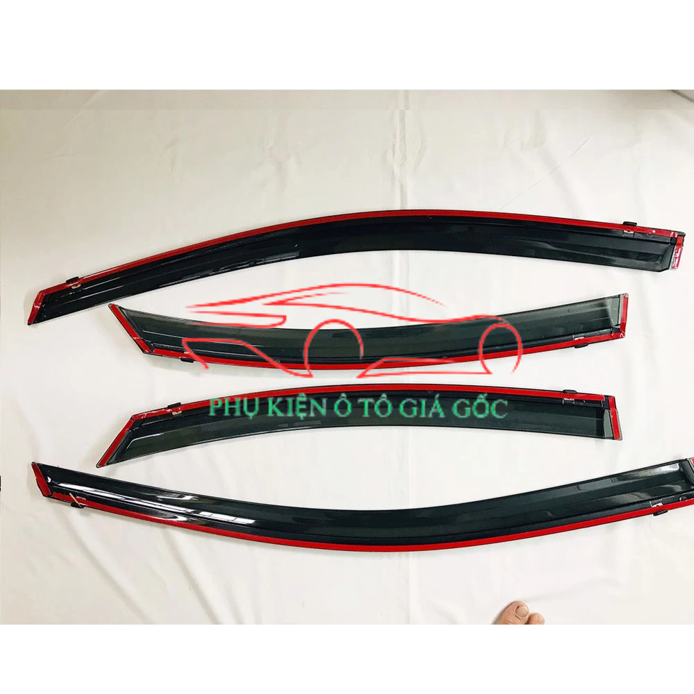 Vè che mưa xe Kia Cerato đời 2014 - 2018, 2019 - 2023 Chỉ Mạ Crom cao cấp, vừa khít 4 cánh cửa