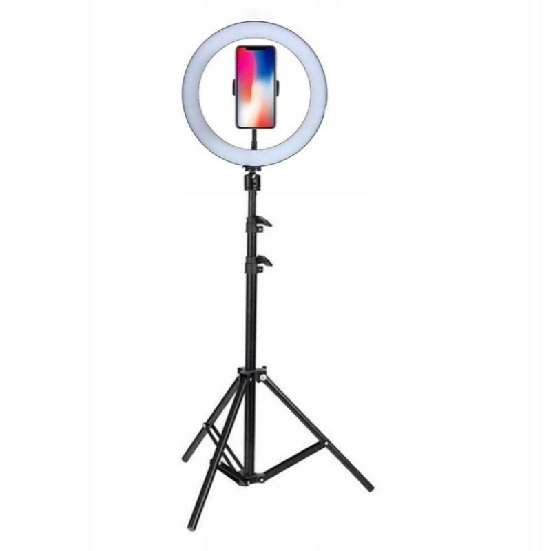 Đèn livestream size 33cm kèm (chân 2m1 ). hỗ trợ chụp ảnh chuyên nghiệp .