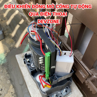 Bộ điều khiển đóng mở cổng tự động từ xa bằng điện thoại DEVZONE MPG cho cửa lùa cửa xếp cổng âm sàn tay đòn cao cấp