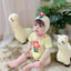 Set bộ bodysuit cover Hoa Vàng kèm mũ dài tay và ngắn tay TẶNG TẤT HỒNG NHƯ ẢNH cho em bé Hàn Quốc 5-13kg