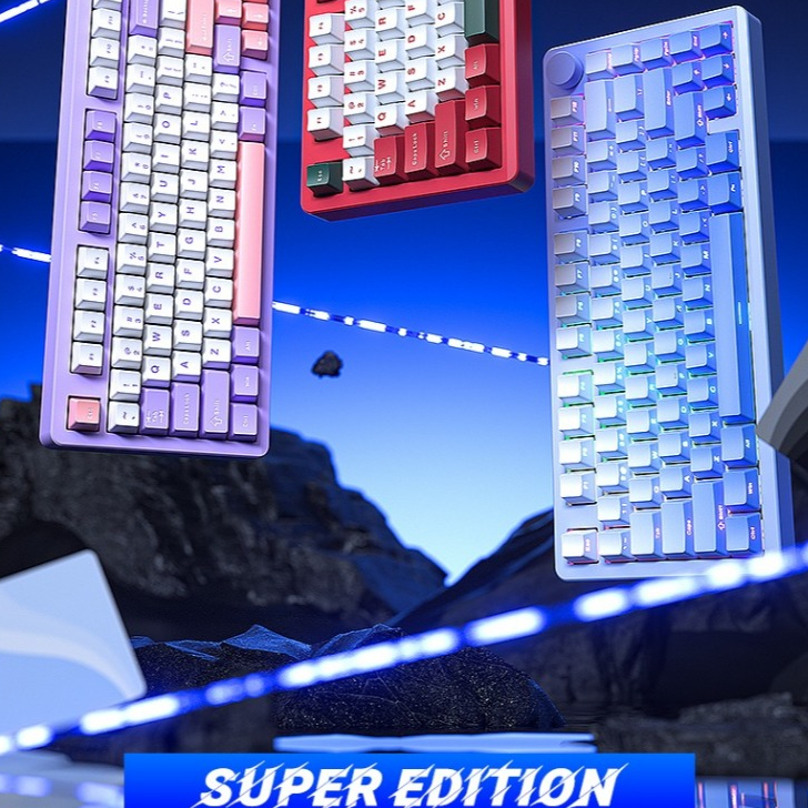 Bàn phím cơ Full Nhôm CNC Leobog HI8 SE - 3 modes - RGB - Mạch Xuôi ...