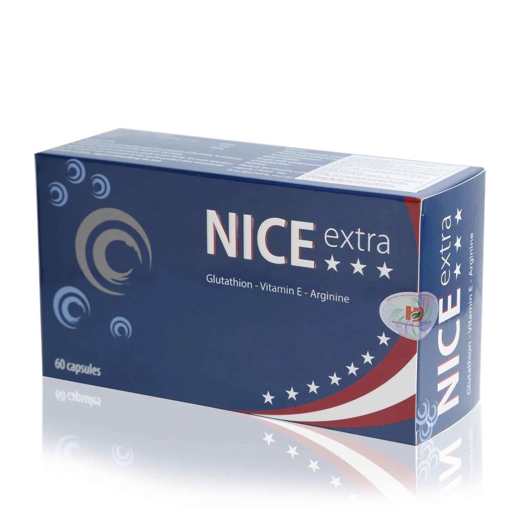Nice Extra Viên uống Hỗ trợ giải độc gan, tăng cường chức năng gan, hỗ trợ tăng cường sức khỏe, hạn chế quá trình oxy hó