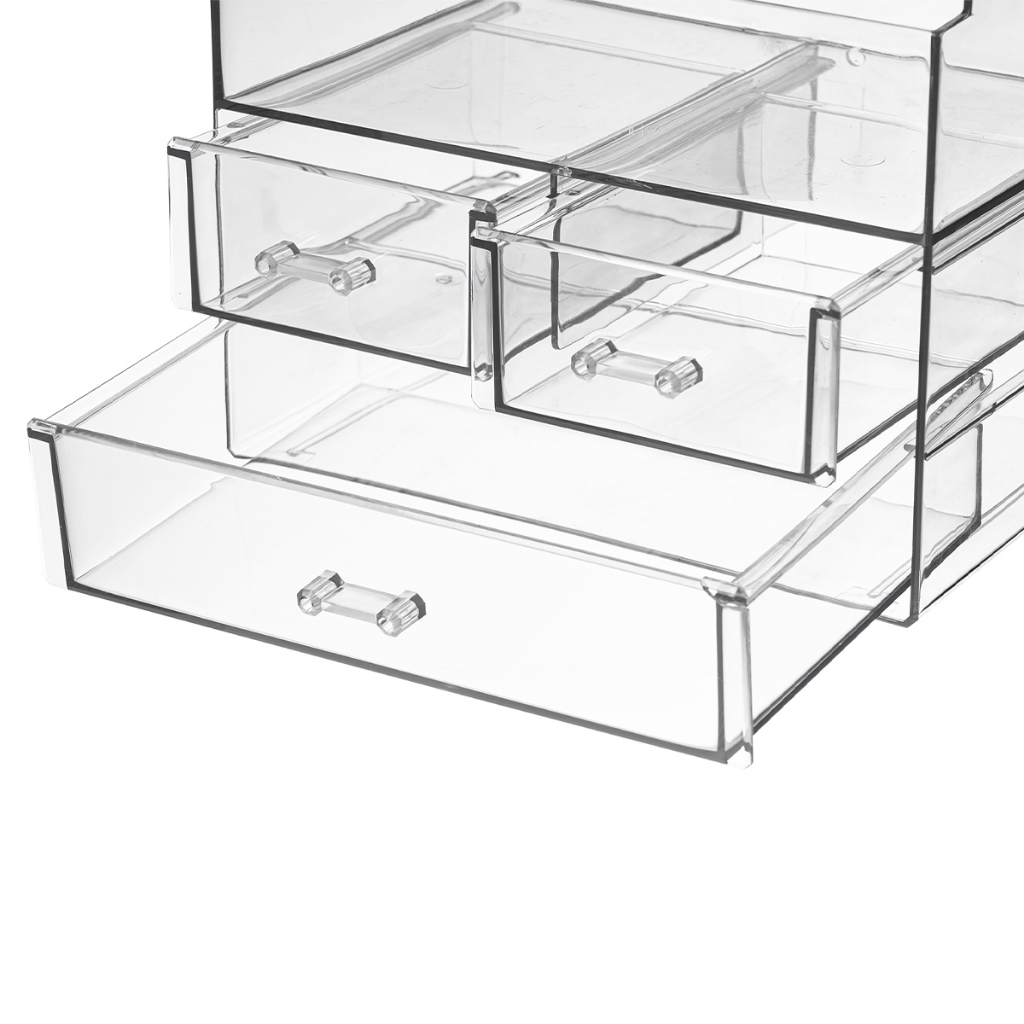 Tủ đựng mỹ phẩm, Tủ đựng thuốc y tế trong suốt chính hãng Việt Nhật Plastic (mã 3639-3)