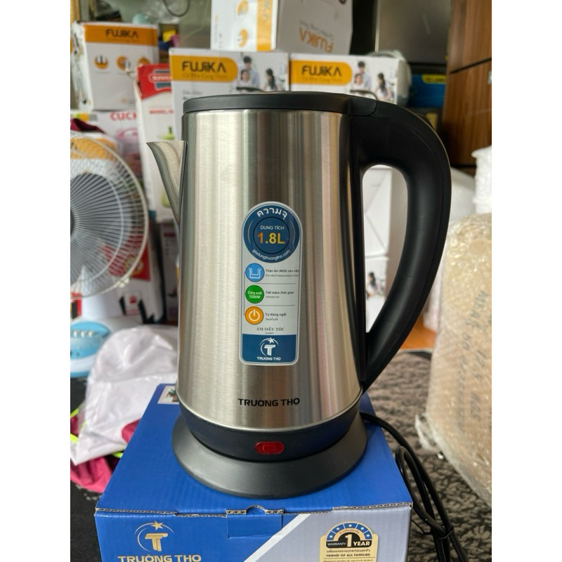 Ấm Siêu Tốc Trường Thọ BA-1216 1500W Thể Tích 1.8L - Bảo Hành 12 Tháng Toàn  Quốc