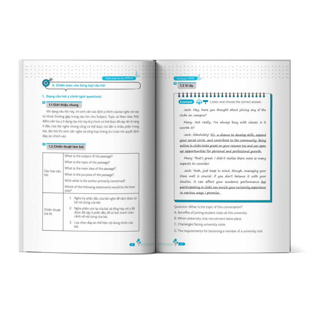 Sách - Ready For VSTEP Chiến Thuật Làm Bài VSTEP B1 - MCBooks
