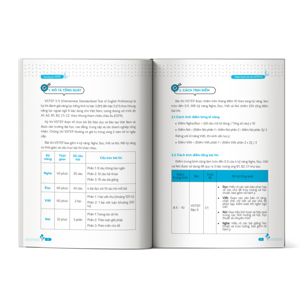 Sách - Ready For VSTEP Chiến Thuật Làm Bài VSTEP B1 - MCBooks