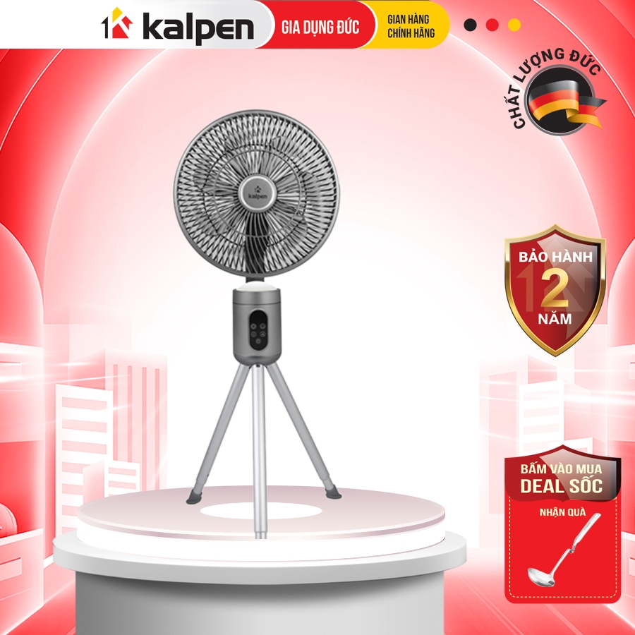 Ảnh Quạt Tích Điện-Tuần Hoàn Cao Cấp Model CFK-999 21.6W Điều Khiển Từ Xa Chính Hãng KALPEN-GIA DỤNG ĐỨC 1