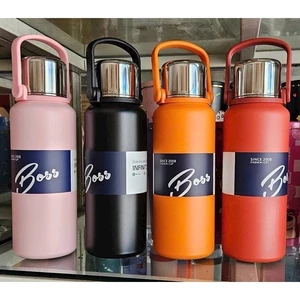 bình giữ nhiệt BOSS 800 _ 1500ml chất liệu inox 316 cao cấp nắm kèm cốc có tấm lọc giữ nhiệt lâu