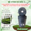 Chậu Trồng Cây Nhựa Dẻo C9 - KT: 20x16cm có lỗ thoát nước, dày dặn, mày đen, độ bền cao - Nông Nghiệp Hà Bắc