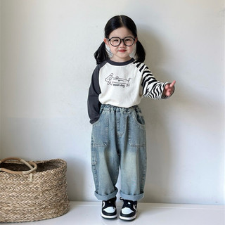 Quần jean cho bé Batala kids (KQJ01), quần bò bé trai bé gái phối túi basic cho bé từ 9-30kg