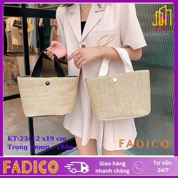 Women's Vintage Woven Straw Bag – Mini, for the Beach