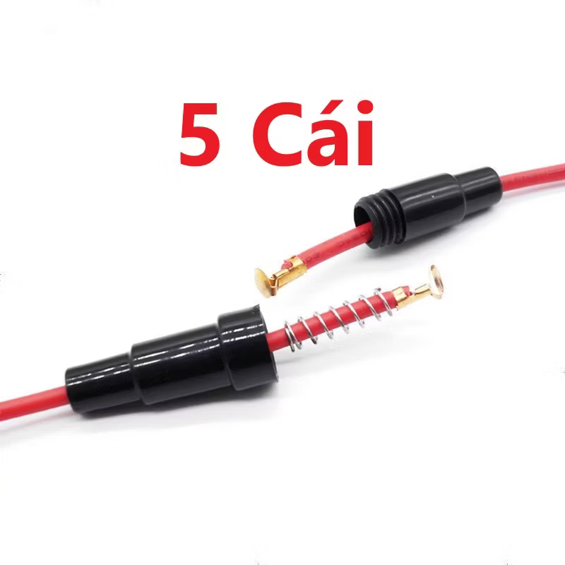 Dây bảo vệ nối cầu chì ống Thủy Tinh Cầu Chì sứ Dòng 20 30 5x20mm 5*20mm 6x30mm 6*30mm dài 20cm