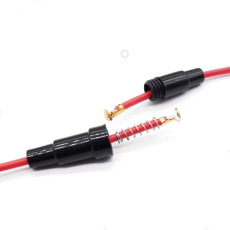Dây bảo vệ nối cầu chì ống Thủy Tinh Cầu Chì sứ Dòng 20 30 5x20mm 5*20mm 6x30mm 6*30mm dài 20cm