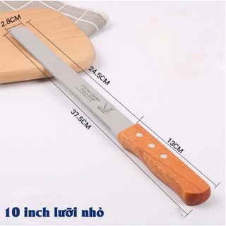 Dao Cắt Bánh Mì / Bánh Bông Lan Cán Gỗ 25cm-30cm