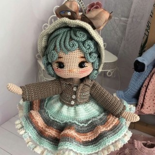 Chart hướng dẫn móc búp bê bằng len bản tiếng việt chi tiết , dễ thực hiện