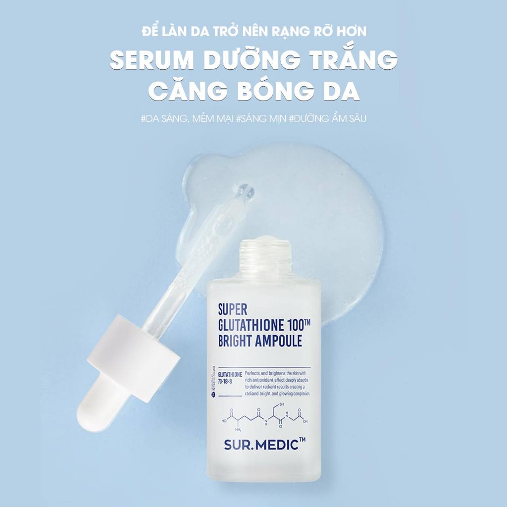 Product image Sur Medic Bộ Tinh Chất Serum / Kem Dưỡng Trắng Da Sur Medic Super Glutathione 100 Bright 3