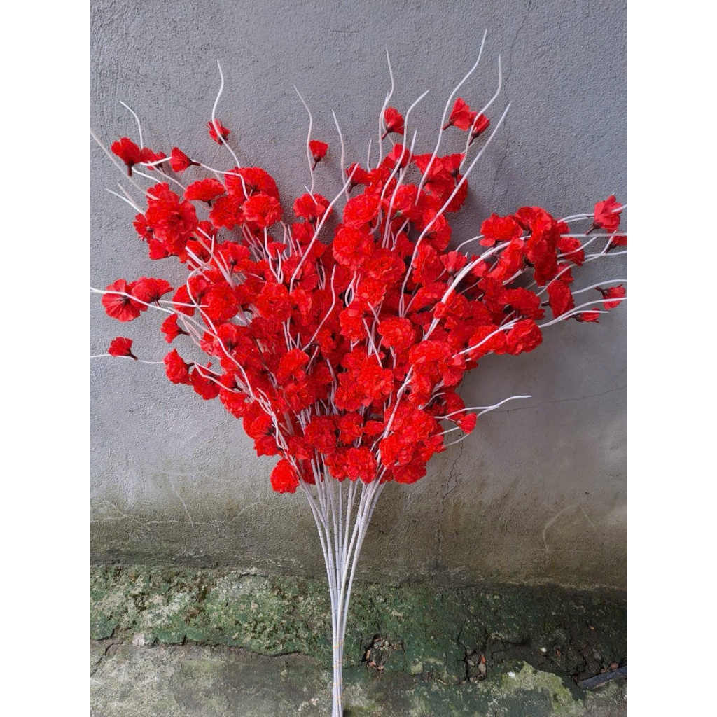 CÀNH ĐÀO RÂU, CÀNH ĐÀO LỤA GIẢ, TRANG TRÍ TẾT, DECOR | Shopee Việt Nam