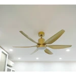 Quạt Trần 6 Cánh ABS [LOẠI ĐẶC BIỆT CÓ DÂY CÁP +CHỐT KHÓA] Cánh 1m47 Và 1m67 Điều Khiển 6 Cấp Độ Gió, 3 Chế Độ Ánh Sáng — ảnh 3