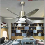 Quạt Trần 6 Cánh ABS [LOẠI ĐẶC BIỆT CÓ DÂY CÁP +CHỐT KHÓA] Cánh 1m47 Và 1m67 Điều Khiển 6 Cấp Độ Gió, 3 Chế Độ Ánh Sáng — ảnh 2