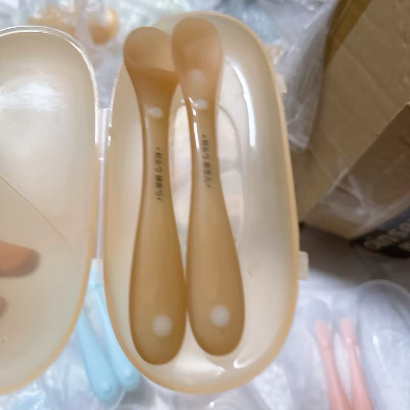 Thìa Silicon Cho Bé, Muỗng Silicon Cho Bé Ăn Dặm tibongstore