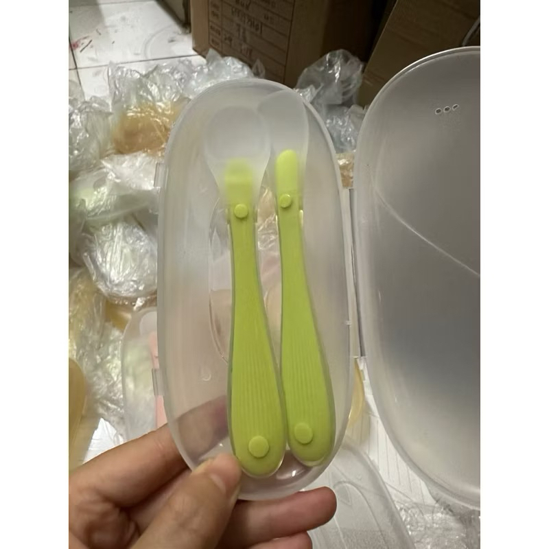 Thìa Silicon Cho Bé, Muỗng Silicon Cho Bé Ăn Dặm tibongstore