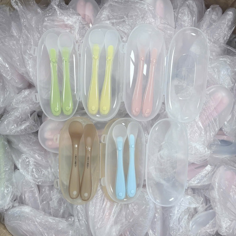 Thìa Silicon Cho Bé, Muỗng Silicon Cho Bé Ăn Dặm tibongstore