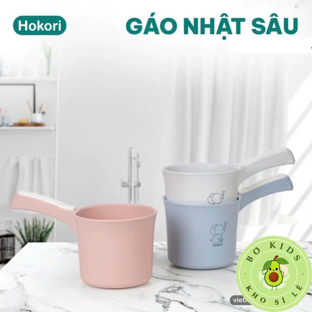 Gáo múc nước nhật sâu Hokori nhựa Việt Nhât (MS:6136) - Tiêu chuẩn Nhật Ca múc nước mẫu mới AMIZIN