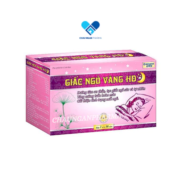 GIẤC NGỦ VÀNG Sleep aid giúp dưỡng tâm, an thần Hộp 30 viên - Châu Ngân Pharma( Màu ngẫu nhiên)