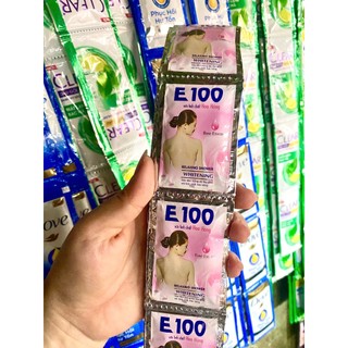 [combo 2 Dây]_ sữa tắm E 100 - Witchi tinh chất sữa dê - dây 24 gói