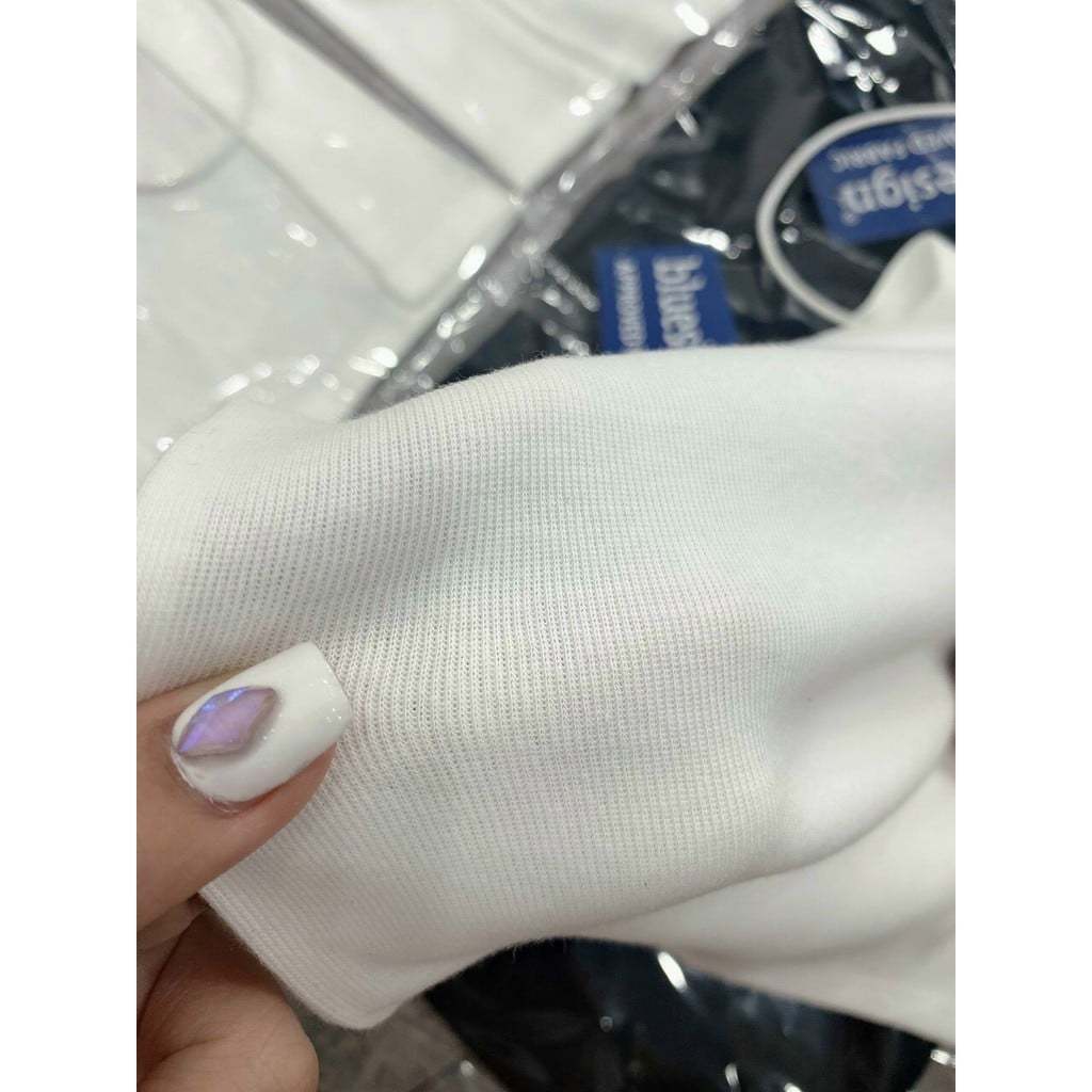 Áo hai dây hai màu trắng đen cotton gân sợi bún