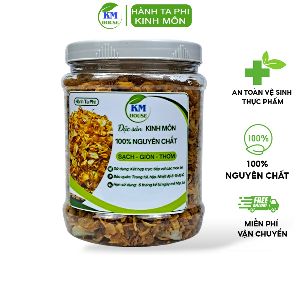 Hành Phi Khô Kinh Môn Hải Dương Thơm, Giòn, Nguyên Chất 100% 1,0kg