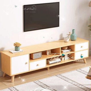 Tủ để tivi phòng khách bằng gỗ 1m4 tv888