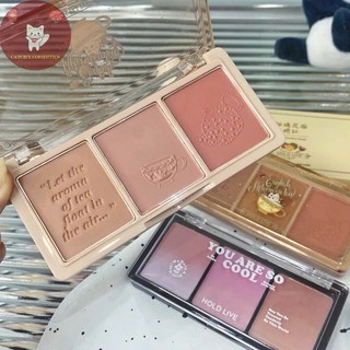[HOLD LIVE] Bảng Phấn Má HOLD LIVE 3 Ô (HL461)
