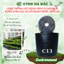 Chậu Trồng Cây Nhựa Dẻo C13 - KT: 34x28cm có lỗ thoát nước, dày dặn, mày đen, độ bền cao - Nông Nghiệp Hà Bắc
