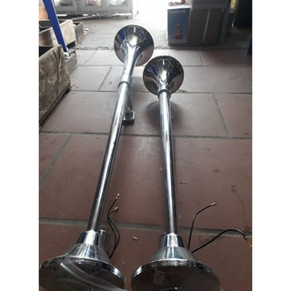 Bộ còi hơi inox 70 cm + 1 mét điện áp dùng chung 12/24V.