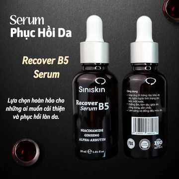 Serum phục hồi da Siniskin RECOVER B5 SERUM 30ml - Phục hồi, dưỡng ẩm, tái tạo, làm dịu da toàn diện