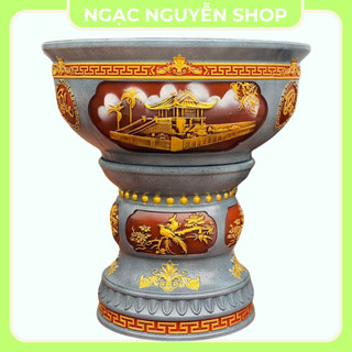 Khuôn Chậu Tròn Xoay Rộng 70 Cm Chất Liệu Nhựa Abs. Khuôn Được Thiết Kế Dày Dặn, Chắc Chắn