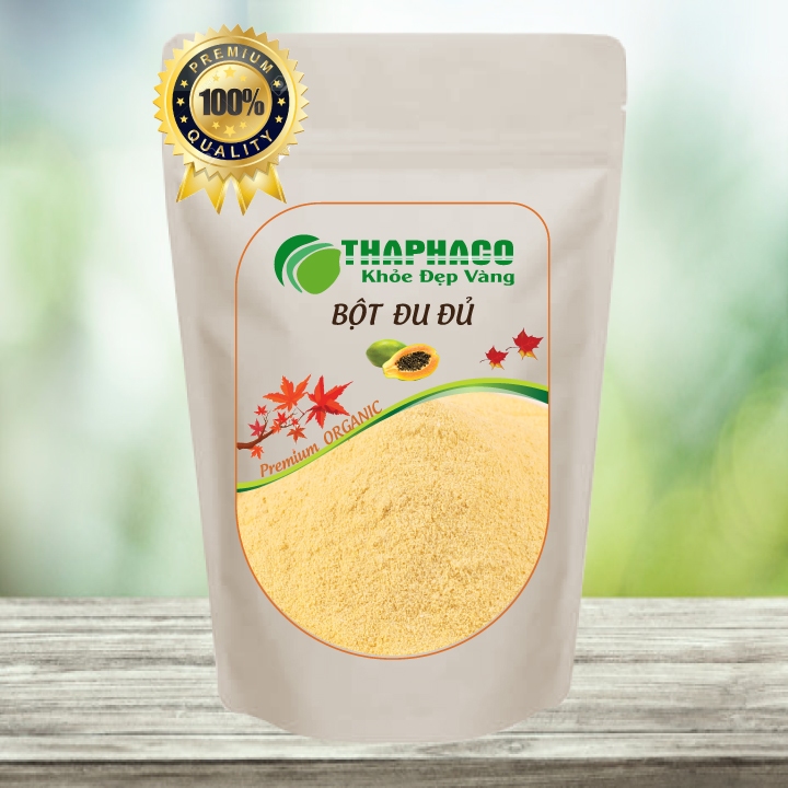 Bột đu đủ chín nguyên chất - Hàng loại 1 - Chất lượng cao với giá tốt nhất thị trường - Bột sạch và siêu mịn