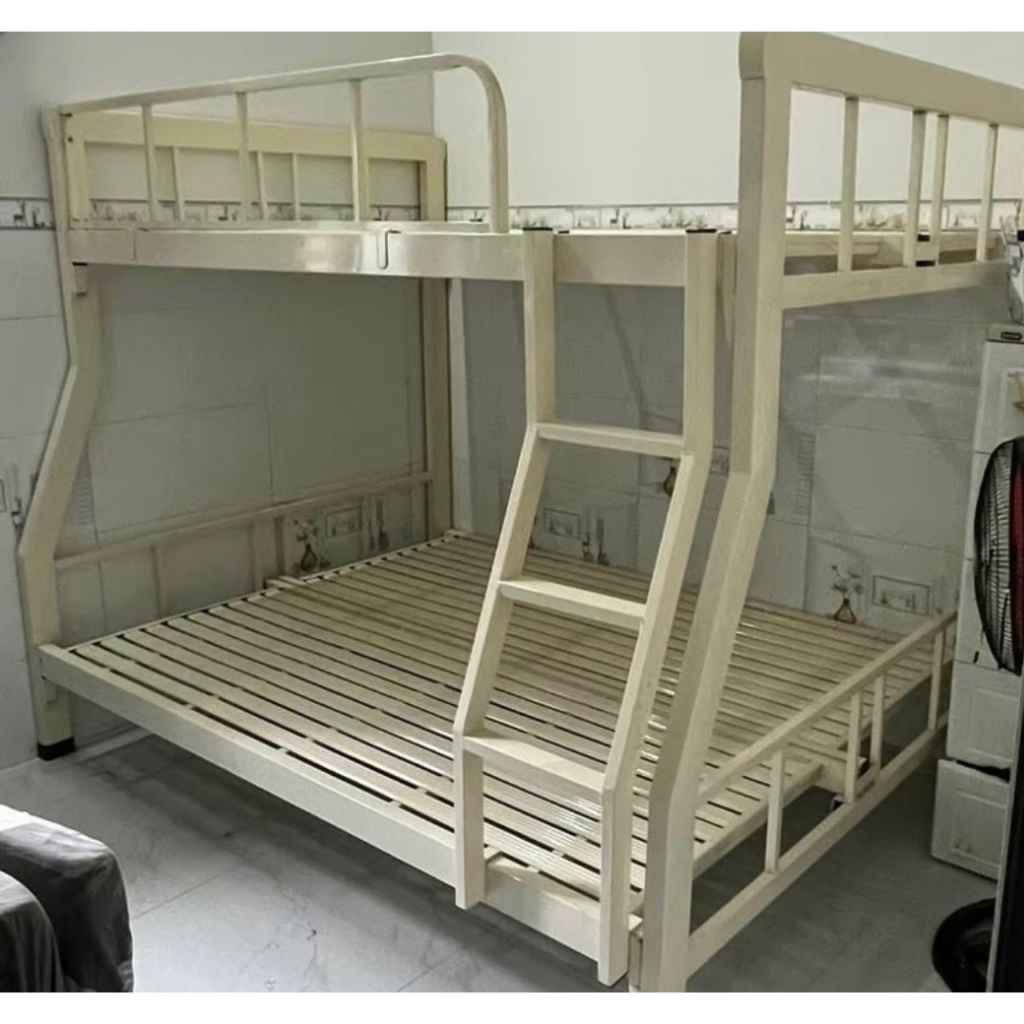 Giường sắt 2 tầng hộp 4x8 cao cấp, sơn tĩnh điện bền đẹp không rỉ sét