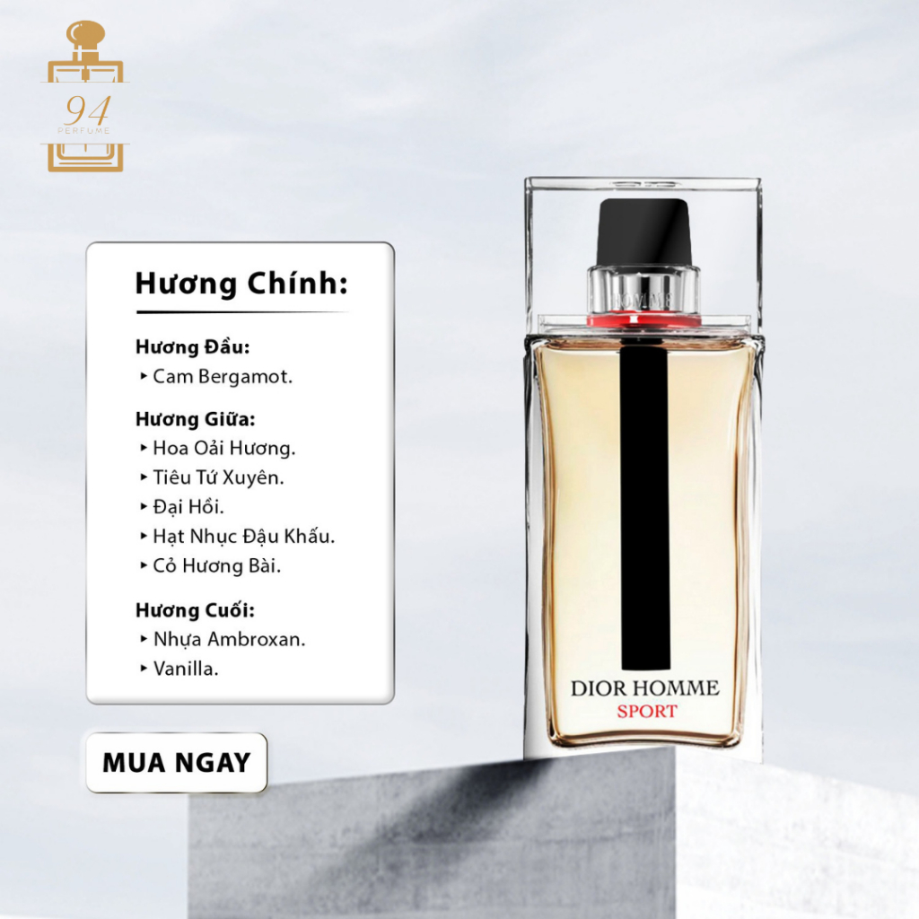 Nước Hoa Nam Home Sport - Hương thơm đầy mạnh mẽ, năng động