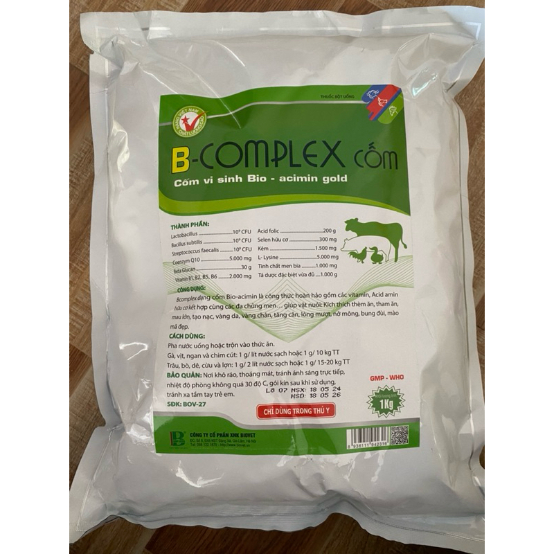 Cốm B-Complex Bồi Bổ Cơ Thể, Bổ Sung Vitamin, Tăng Sức Đề Kháng Cho Gà ...