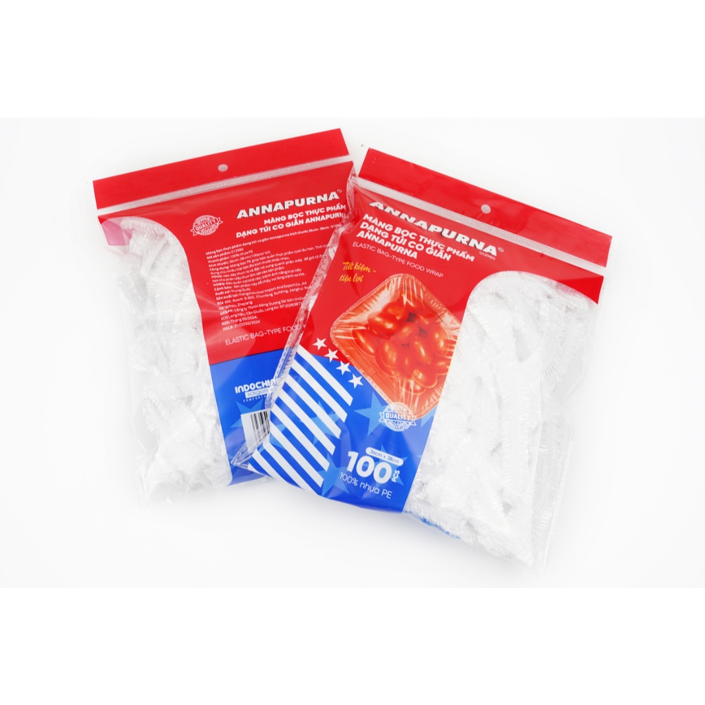 Ảnh Màng bọc thực phẩm 100 cái/túi có thun co giãn Annapurna  - 012980 4