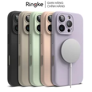 Ốp lưng iPhone 16 Pro Max/16 Pro/16 Plus/16 RINGKE Silicone Magnetic