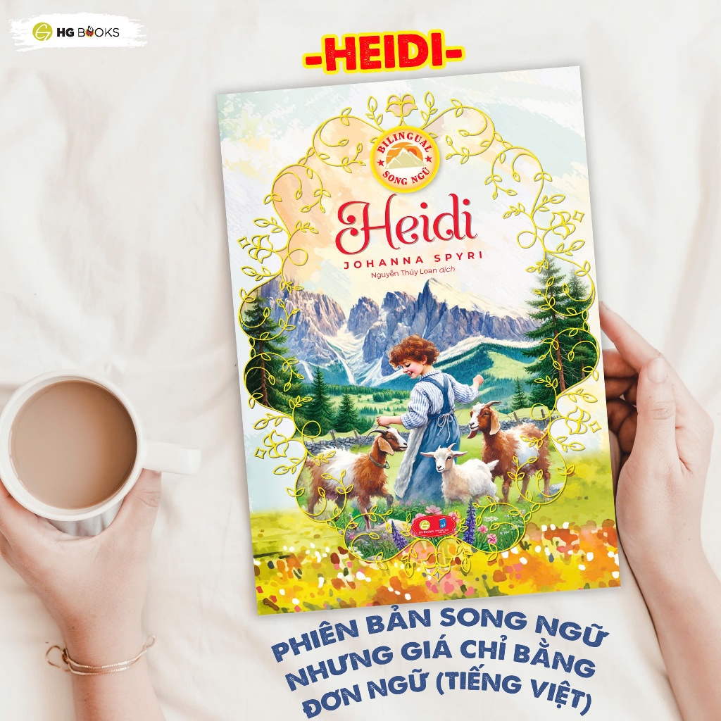 Ảnh Sách Song Ngữ Kinh Điển Heidi Có Note Từ Vựng Tặng Kèm File Nghe Truyện Thiếu Nhi Giáo Dục 3