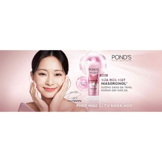 Sữa Rửa Mặt Pond's Bright Miracle Ultimate Clarity Niasorcinol 100g - Sáng da đa tầng