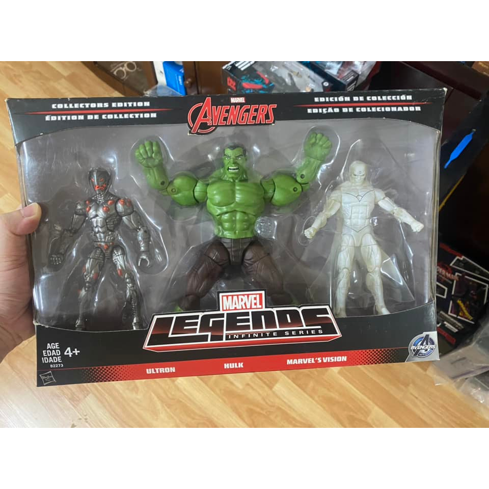 Mô hình Marvel Legends Target Exclusive Pack 3 Hulk, Vision & Ultron ...